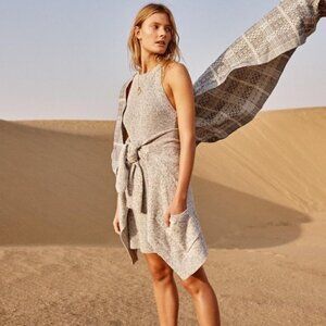 NWOT Madewell Artista Woven Cape Scarf Wrap